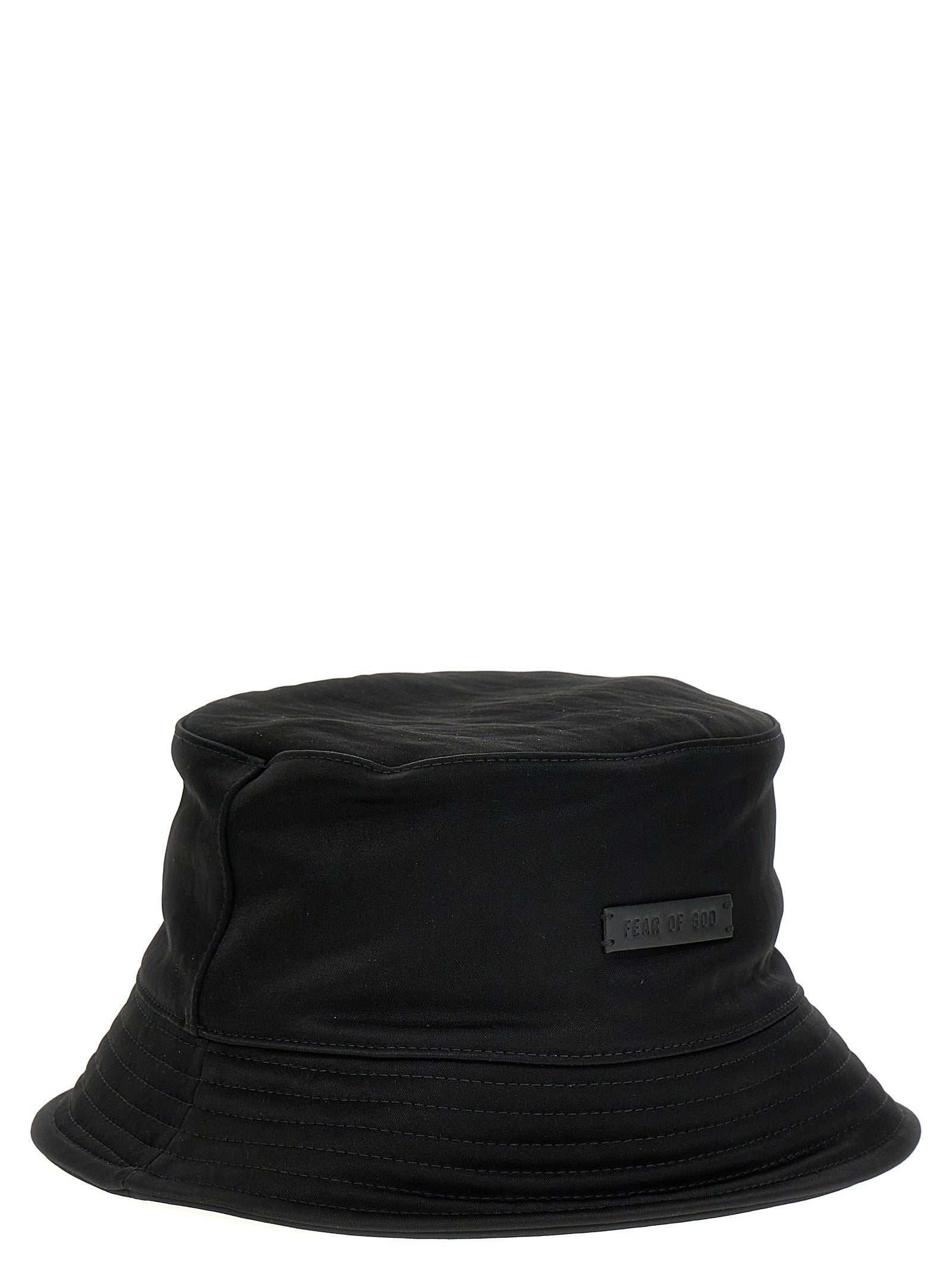 Fear Of God Black Polyamide Bucket Hat