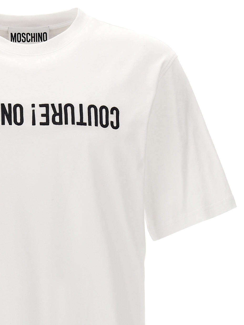 Moschino Bicolor Cotton T-Shirt