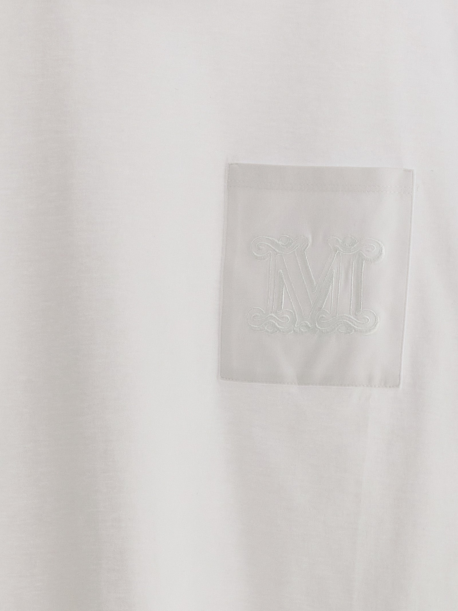 Max Mara White Cotton T-Shirt