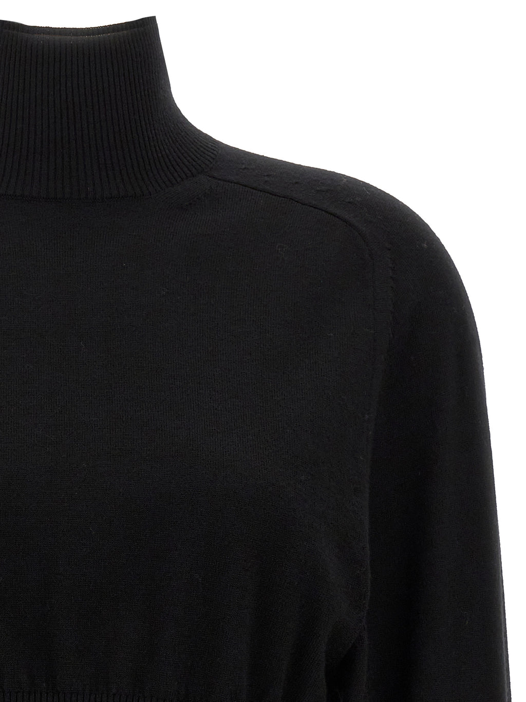 Sportmax Black Virgin Wool Cardigan