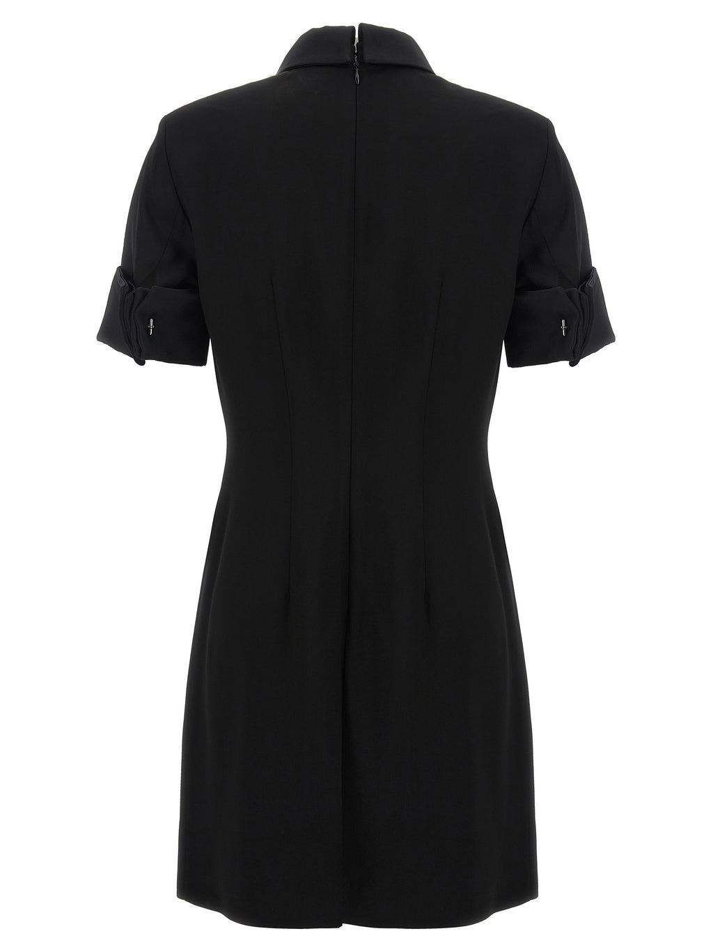 Sportmax Black Viscose Short Dress