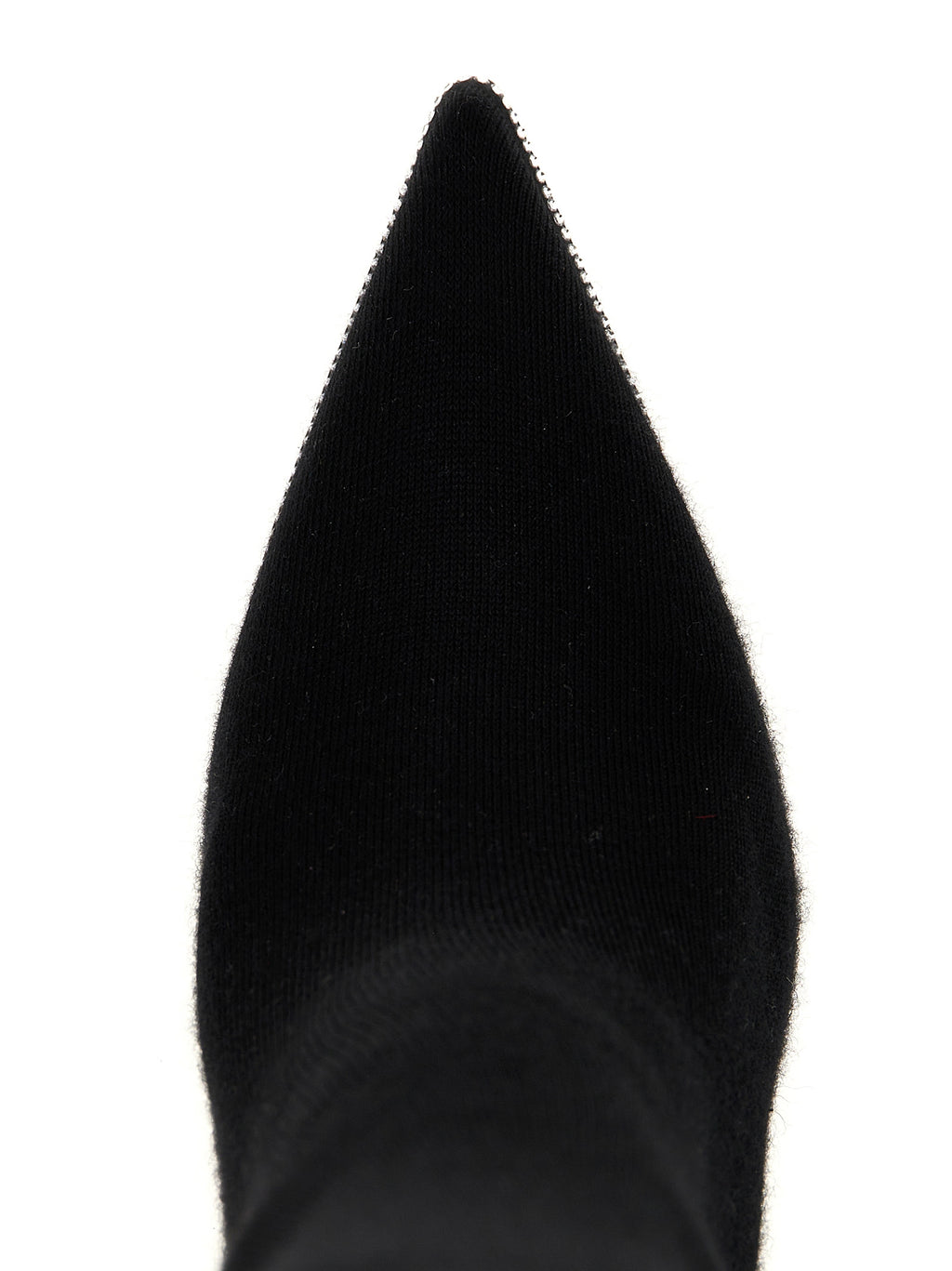 RENE CAOVILLA Black Leather Over The Knee