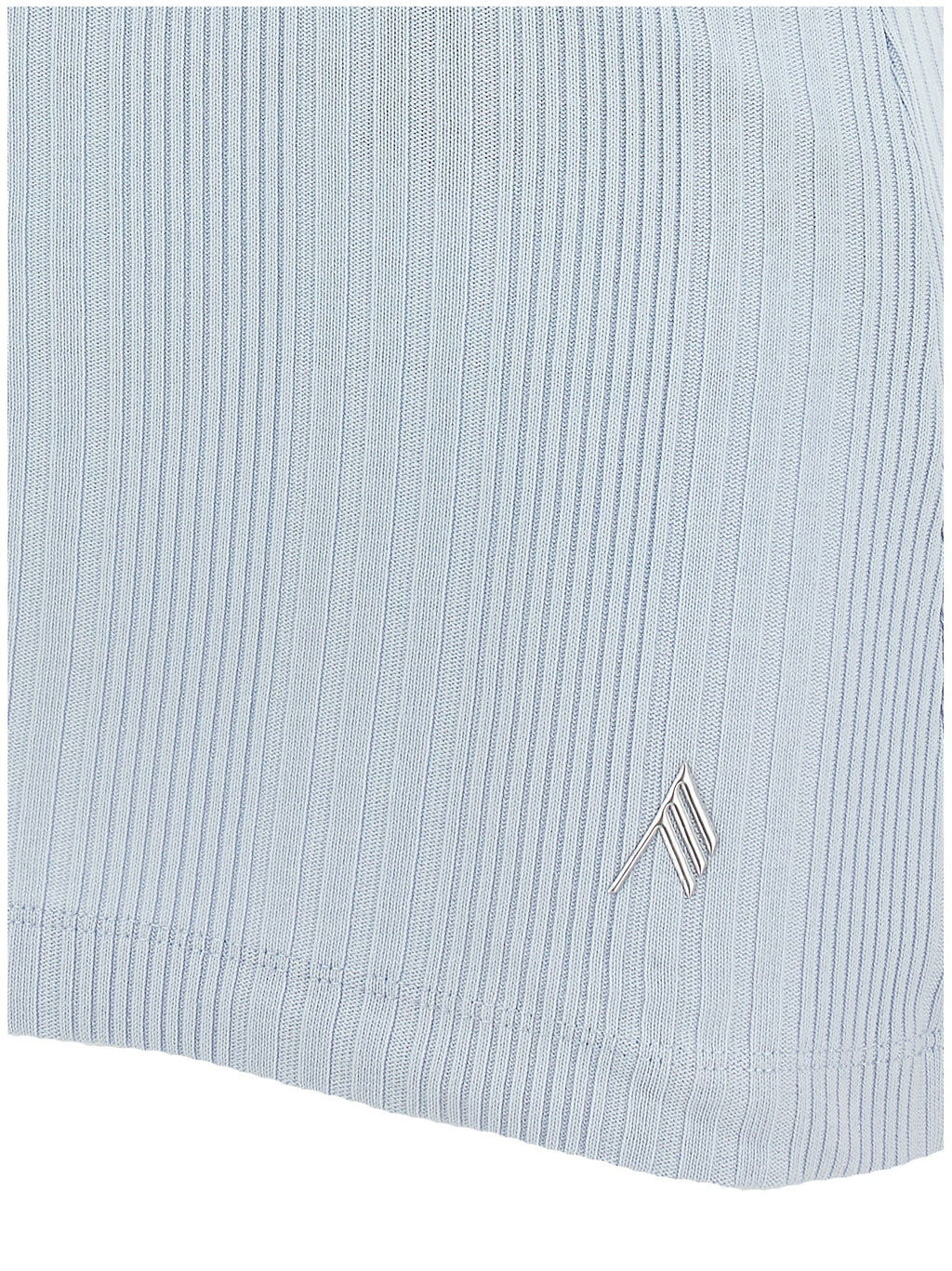 The Attico Blue Cotton Tank Tops