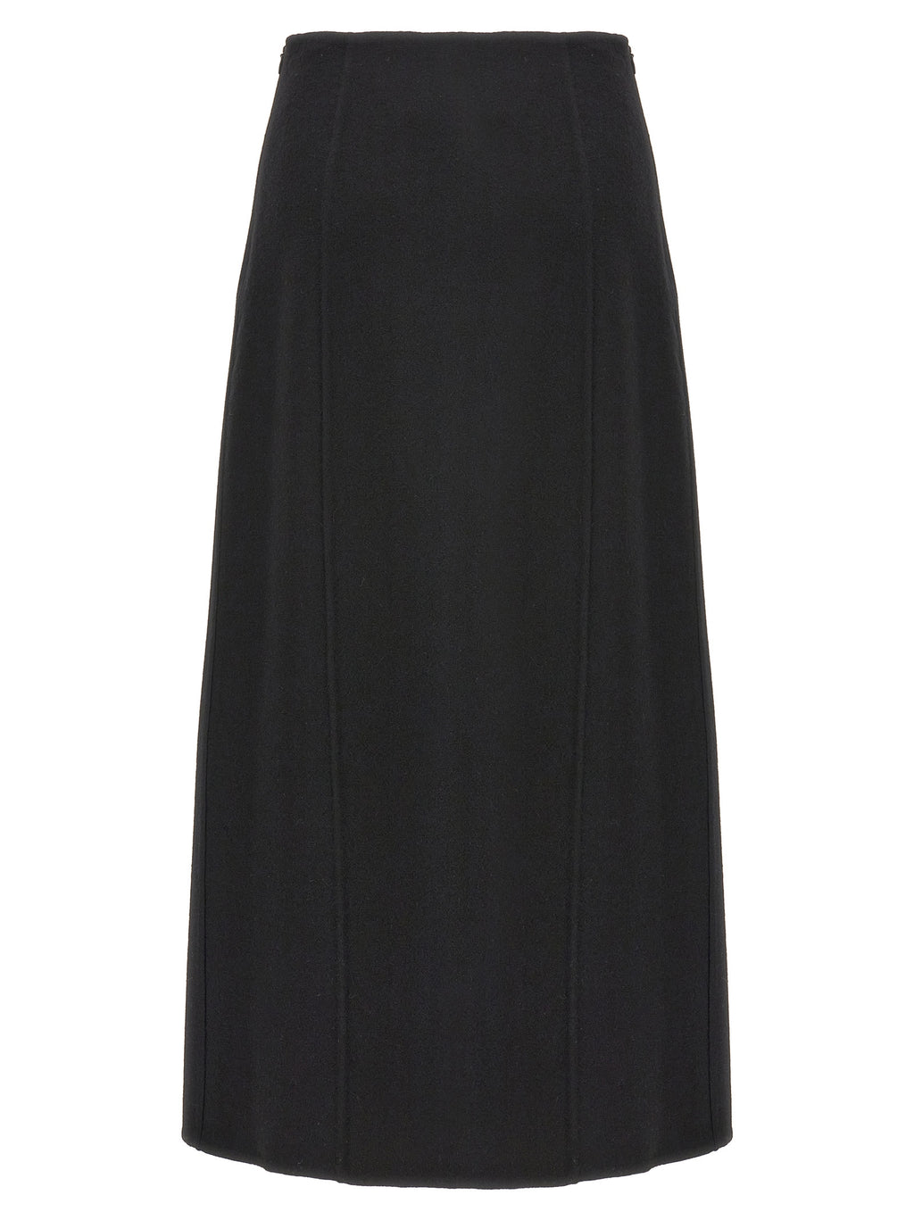 Ermanno Scervino Black Virgin Wool Mini Skirt