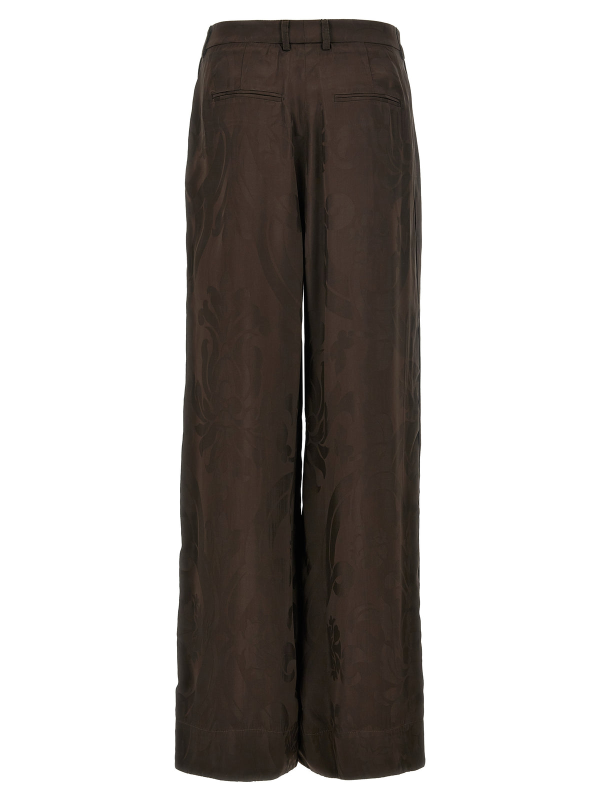 F.R.S. - FOR RESTLESS SLEEPERS Brown Viscose Casual Pants