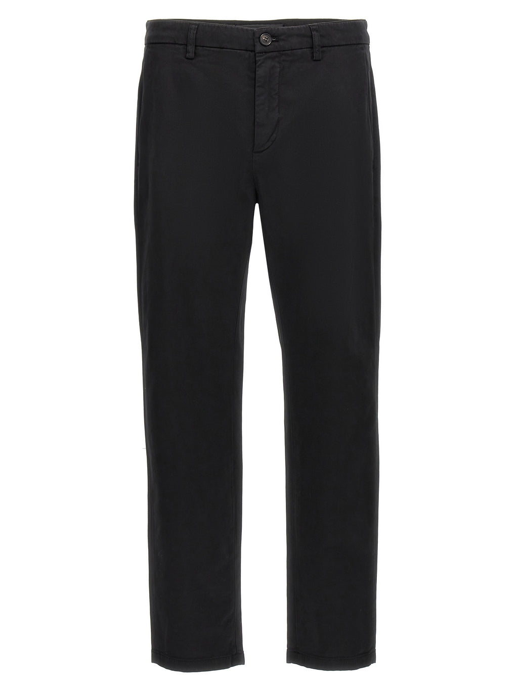Department 5 Black Cotton Casual Pants