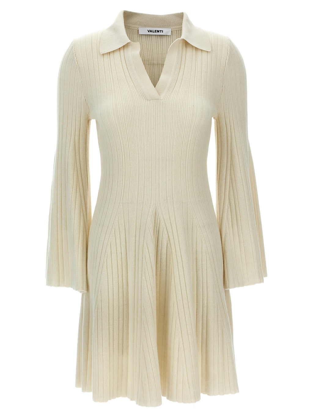 ANTONINO VALENTI White Cashmere Short Dress
