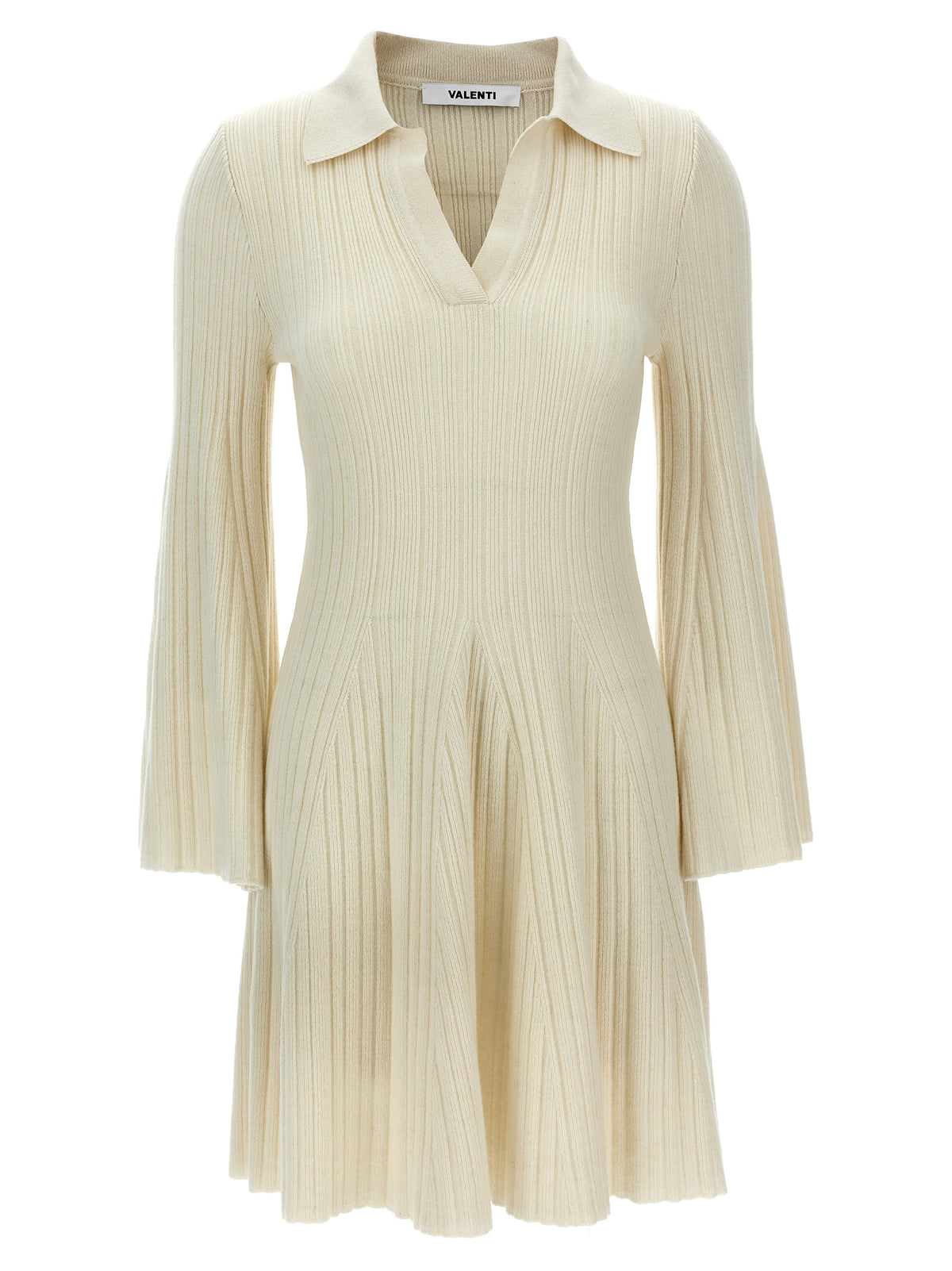 ANTONINO VALENTI White Cashmere Short Dress