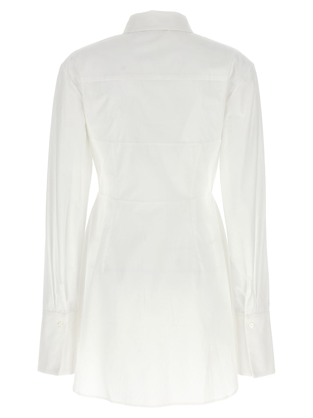 Nensi Dojaka White Cotton Blouse