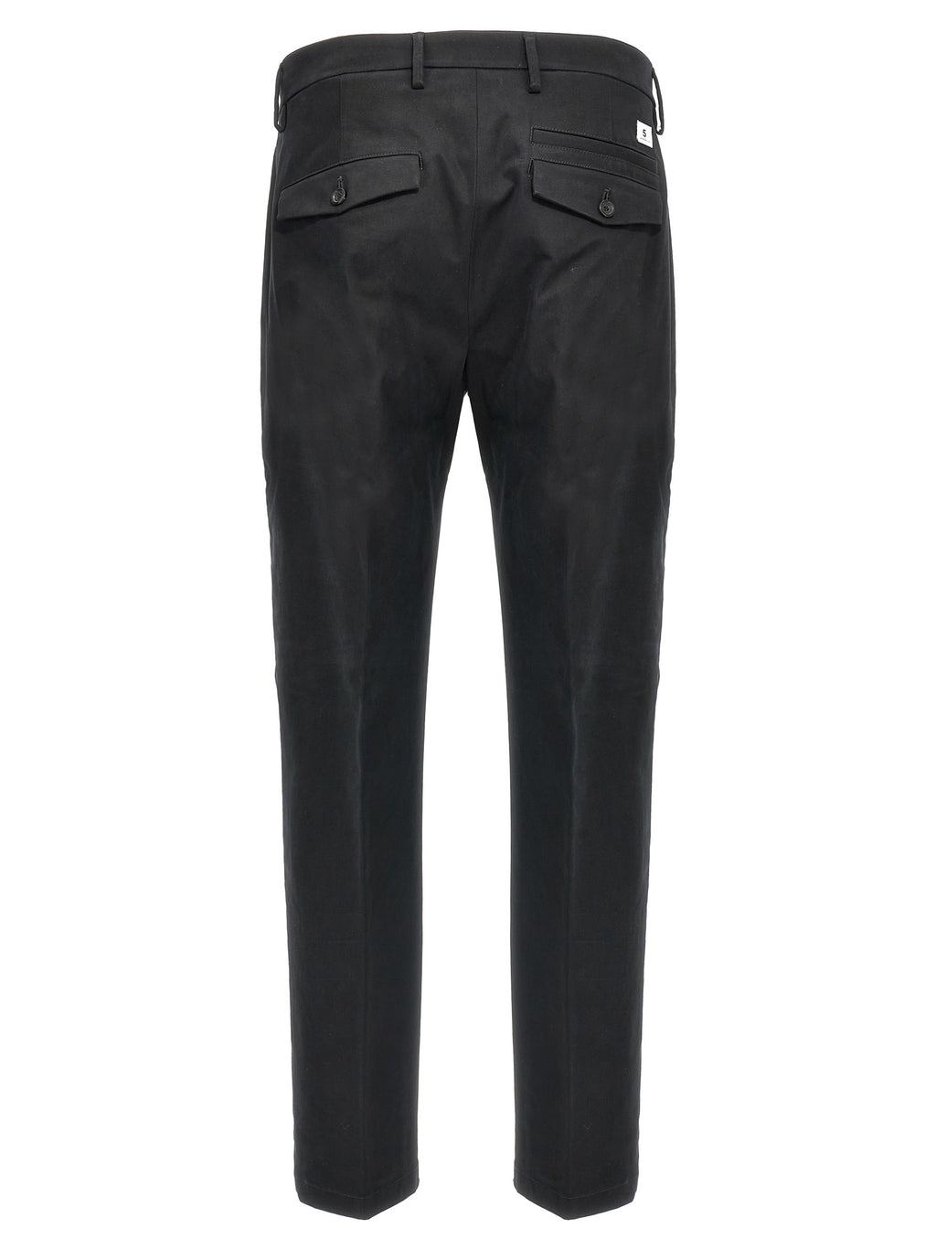 Department 5 Black Cotton Casual Pants