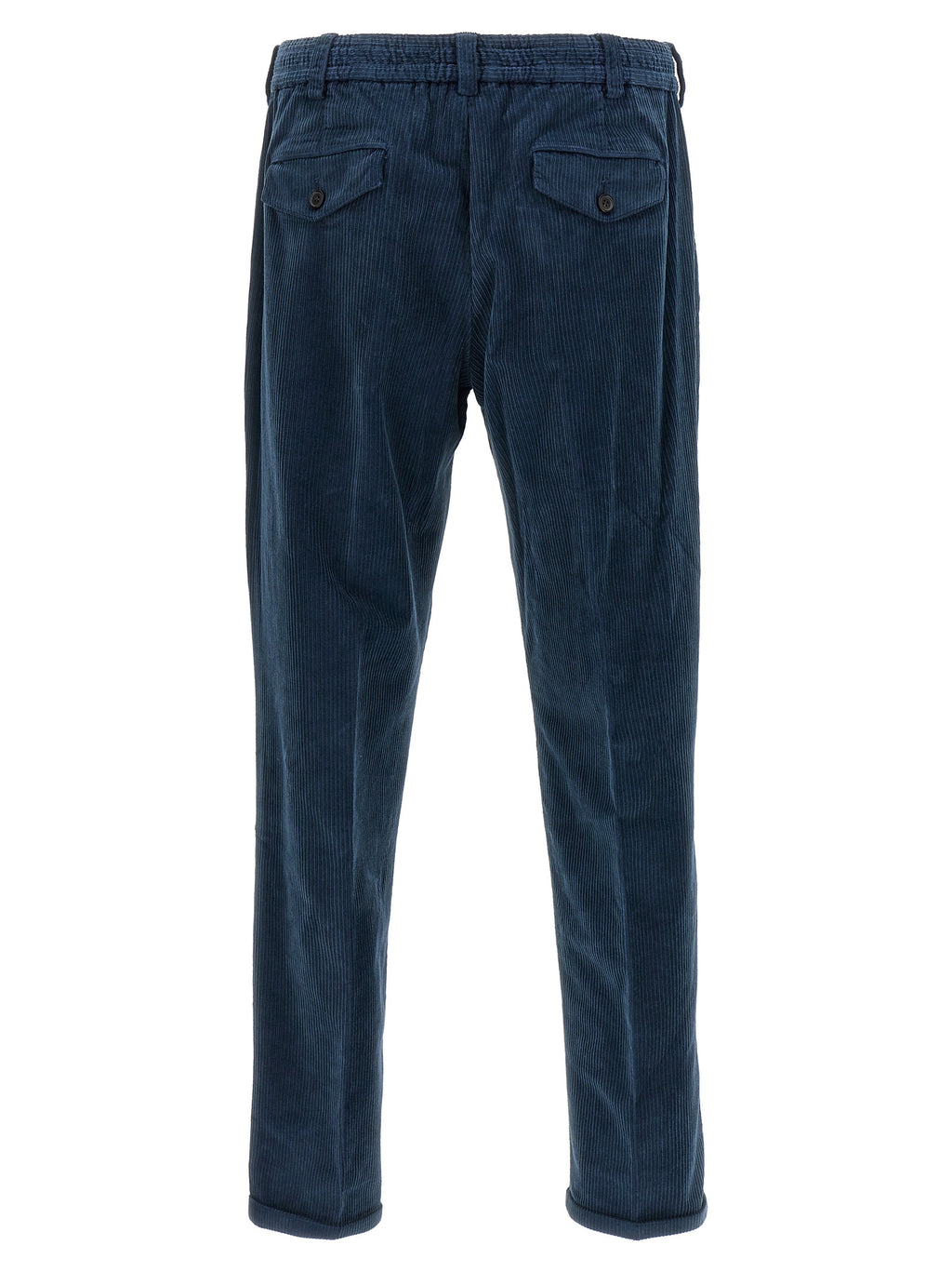 PT Torino Blue Cotton Casual Pants