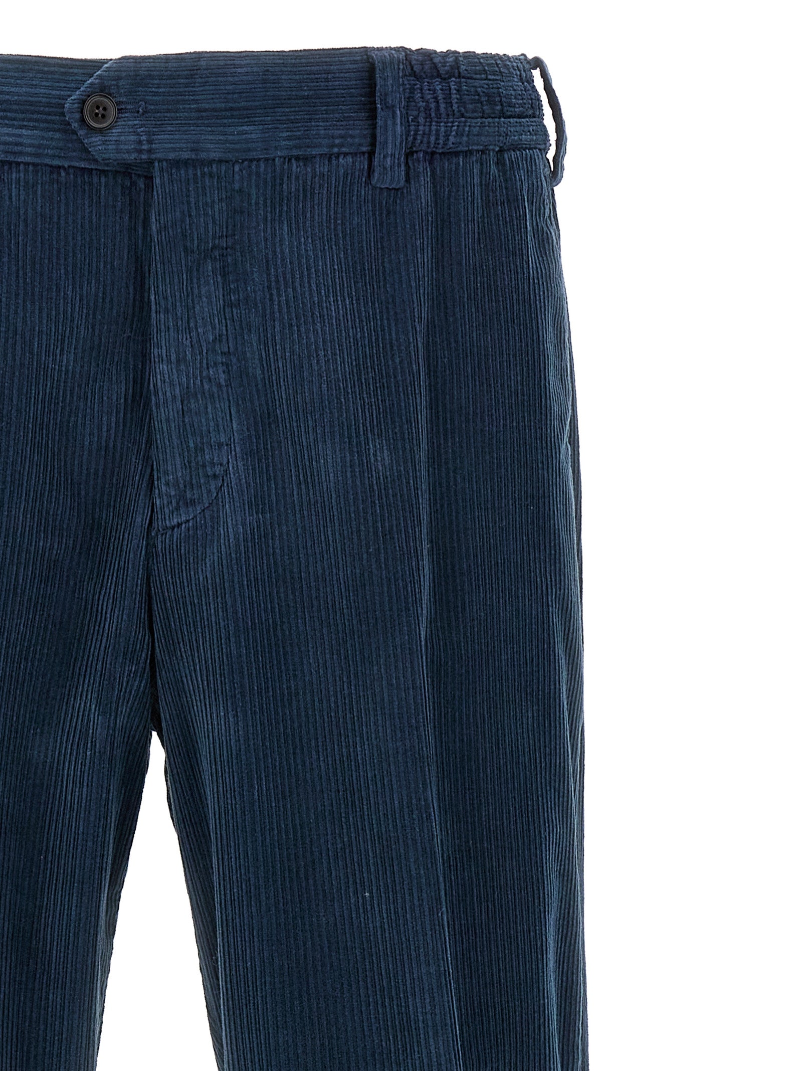 PT Torino Blue Cotton Casual Pants