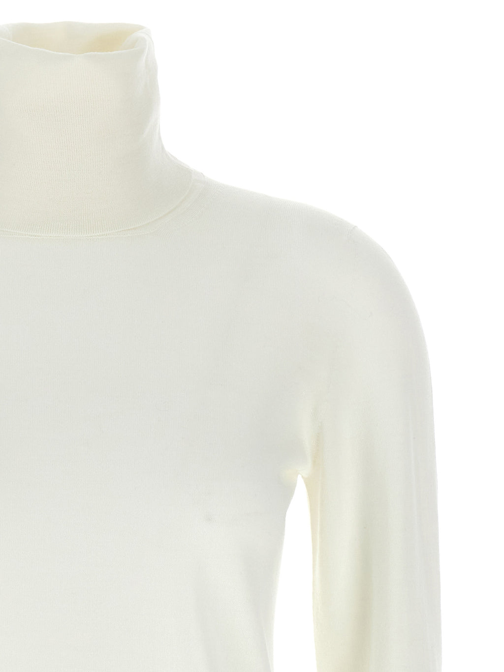 Max Mara White Virgin Wool Cardigan