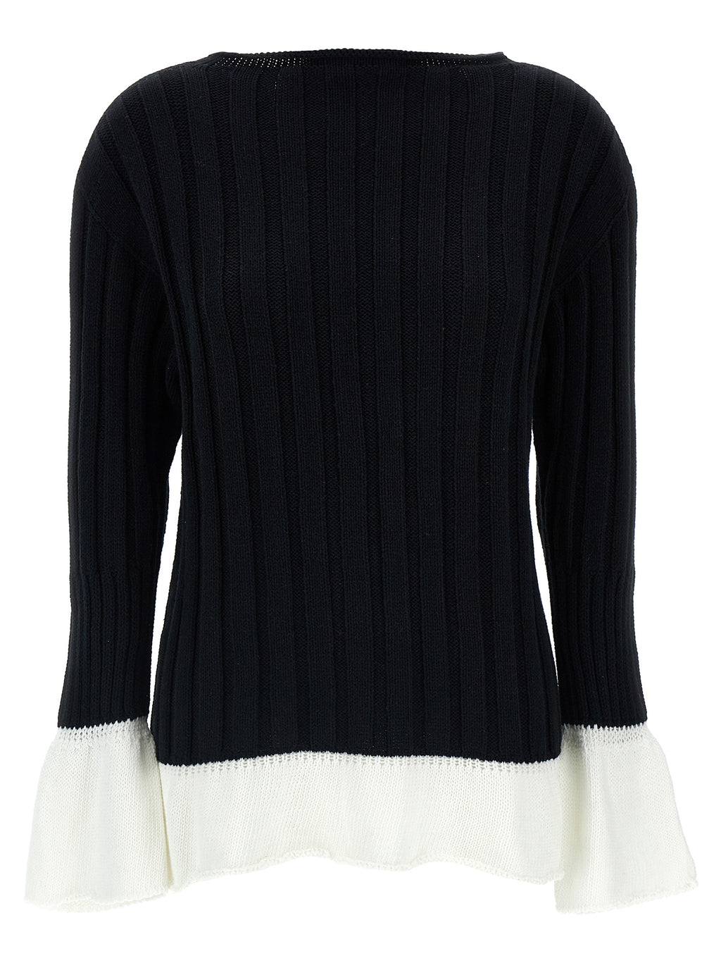 Issey Miyake Bicolor Cotton Cardigan