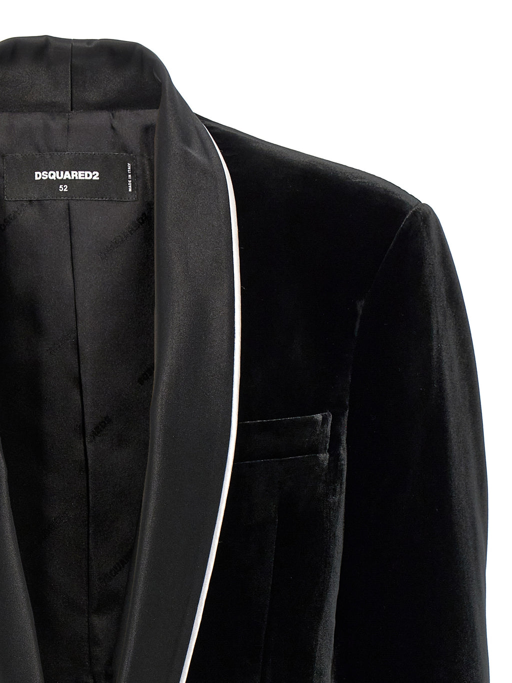 Dsquared² Black Viscose Blazer