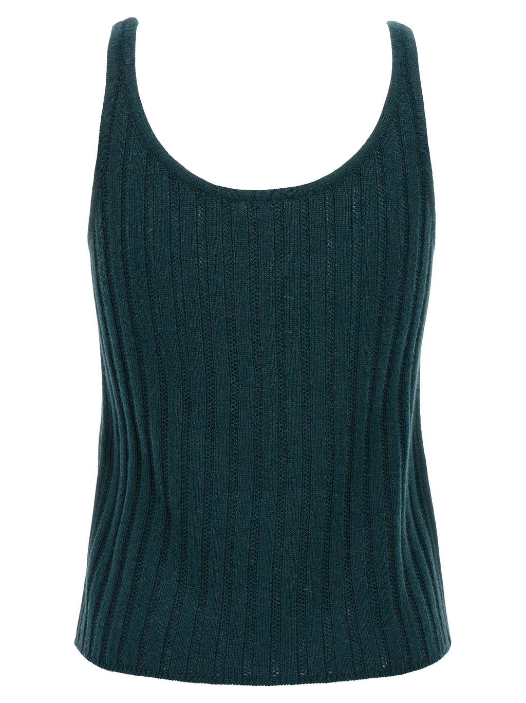 Eres Bicolor Wool Sleeveles T-Shirt