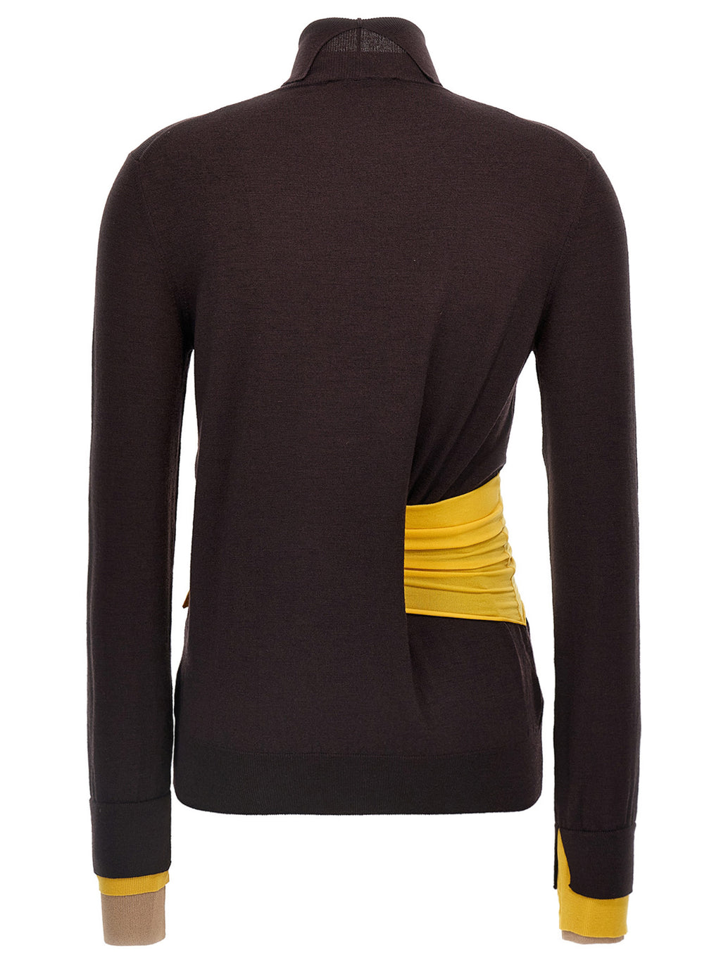Fendi Purple Virgin Wool Cardigan