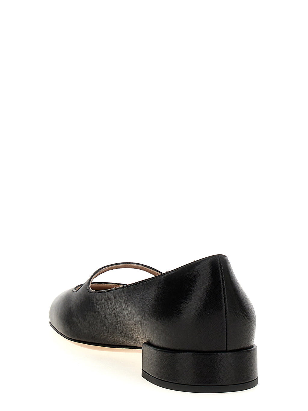 Valentino Garavani Black Calfskin Ballet Flats