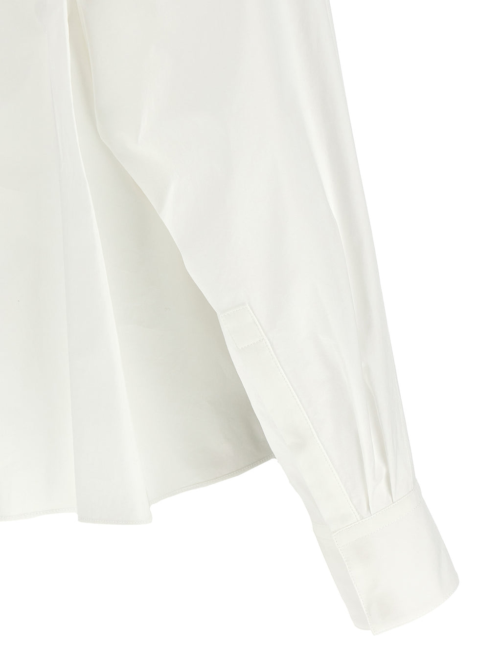 Khaite White Cotton Blouse