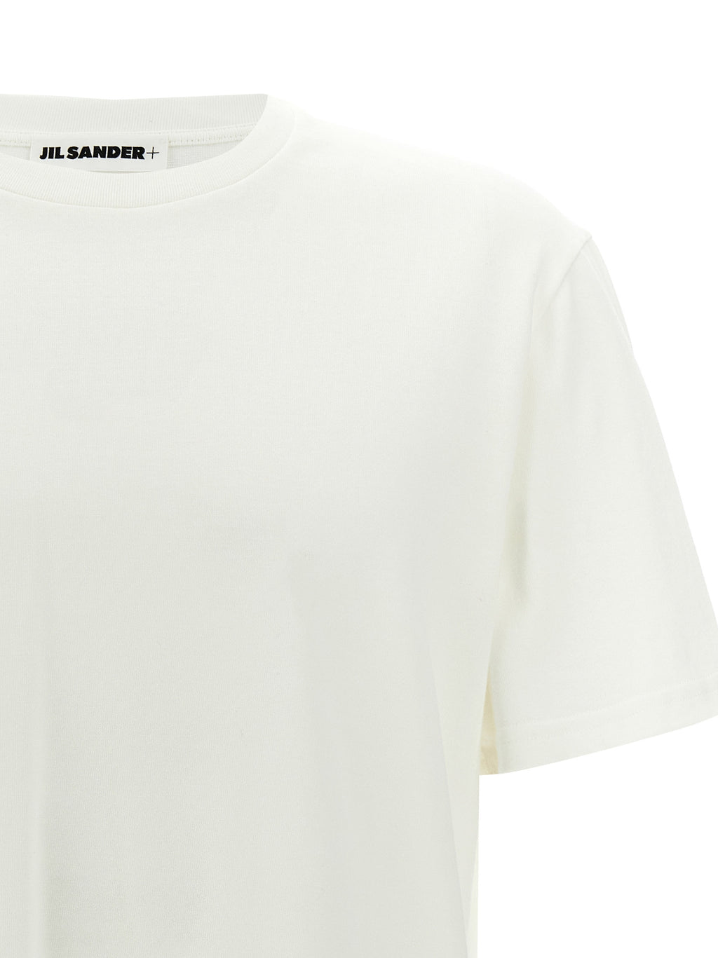 Jil Sander White Cotton T-Shirt