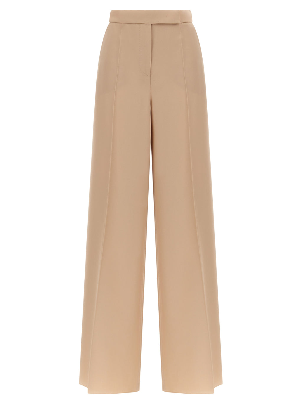 Max Mara Beige Virgin Wool Casual Pants