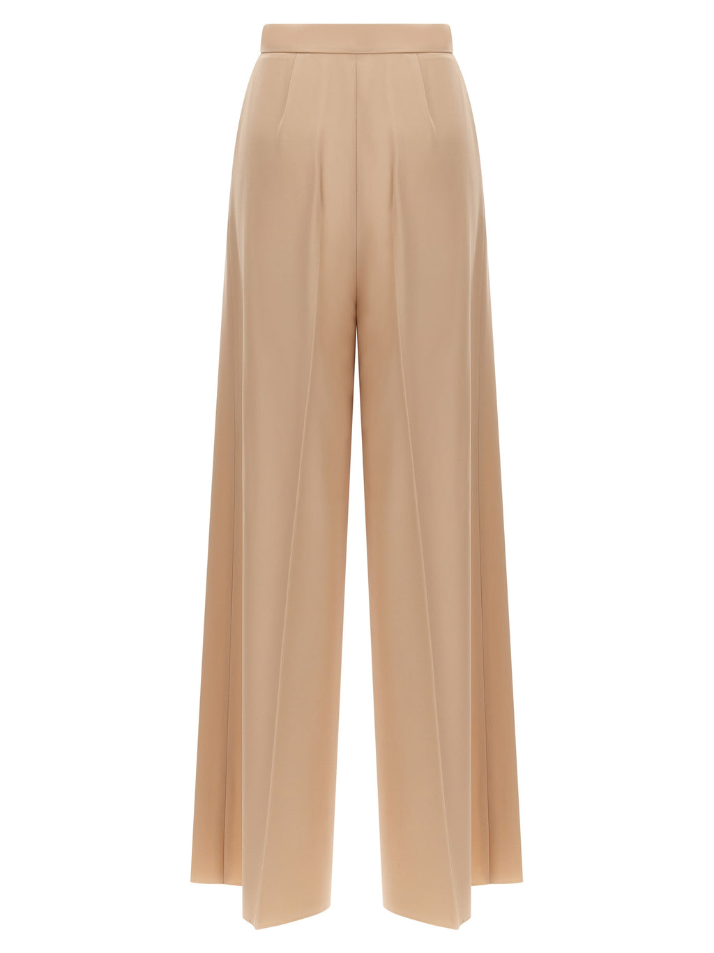 Max Mara Beige Virgin Wool Casual Pants