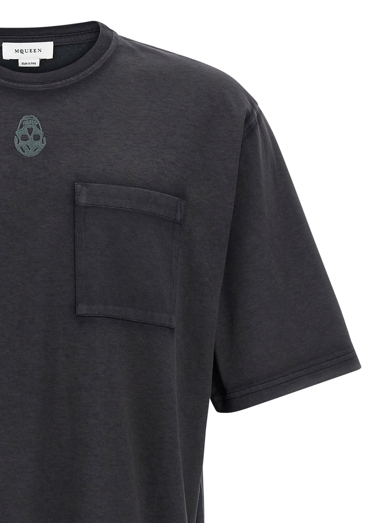 Alexander McQueen Black Cotton T-Shirt