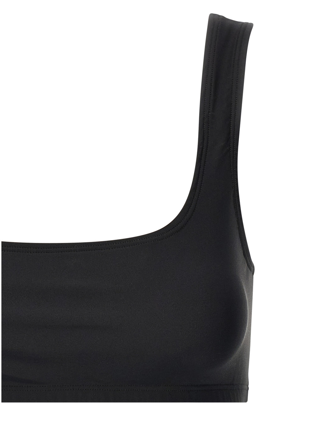 The Andamane Black Polyamide Tank Tops