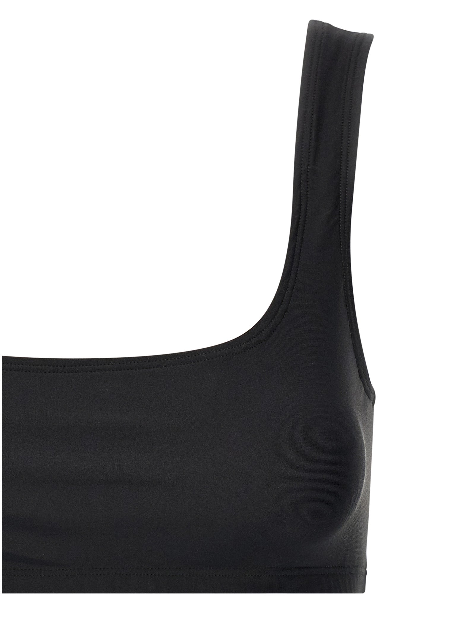 The Andamane Black Polyamide Tank Tops