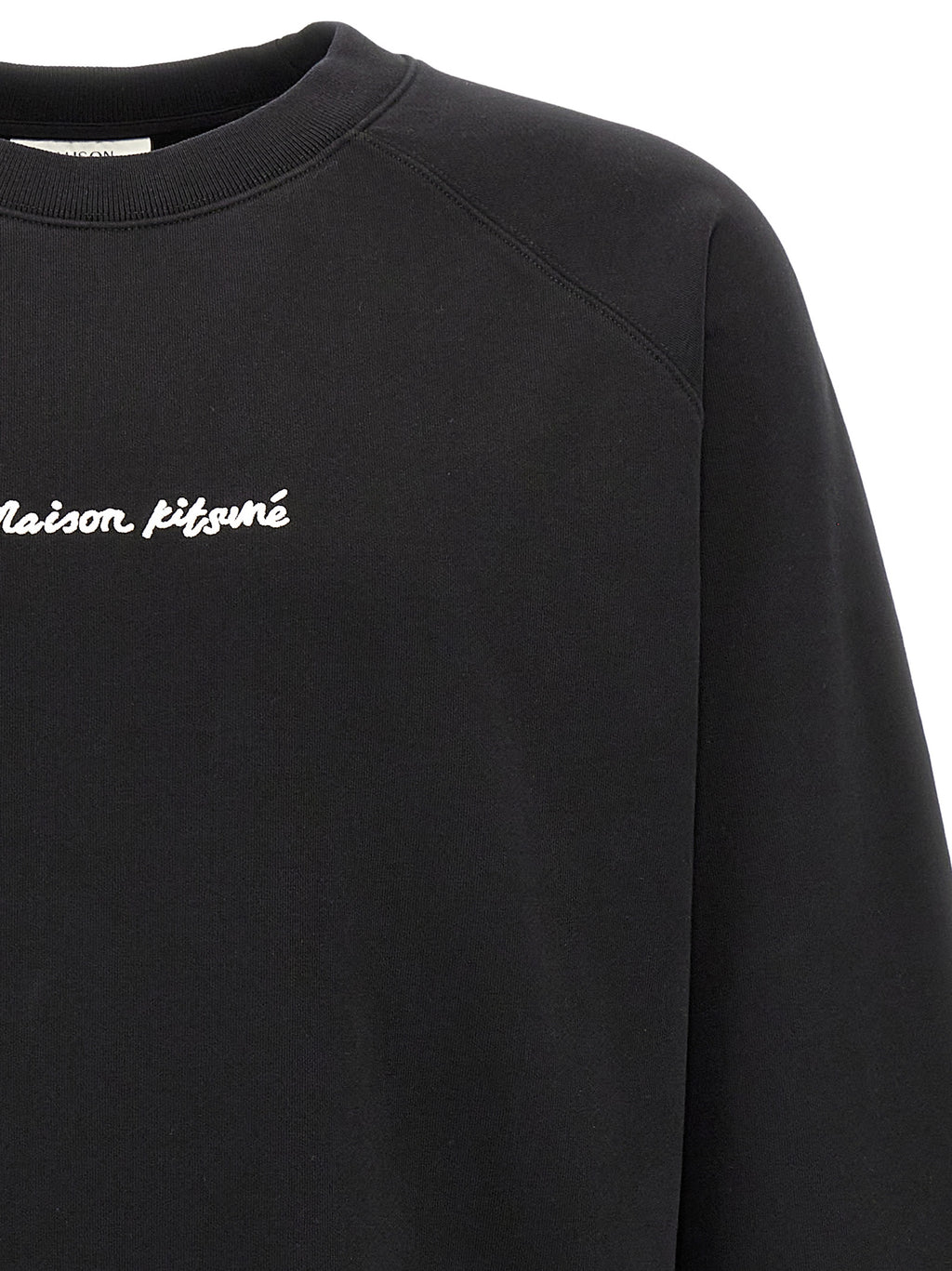 Maison Kitsuné Black Cotton Sweatshirt