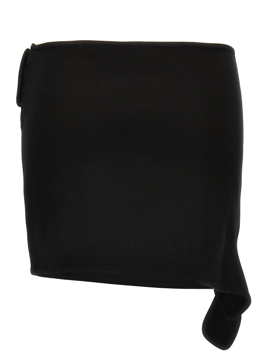 Courrèges Black Viscose Long Skirt