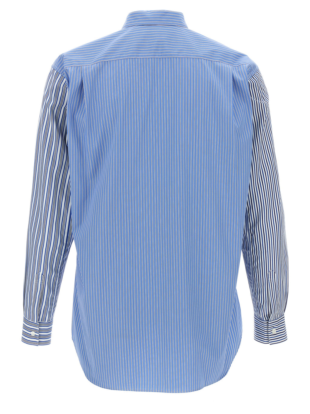 Comme Des Garçons Blue Cotton Blouse