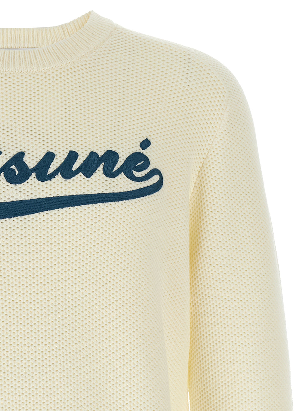 Maison Kitsuné White Cotton Cardigan