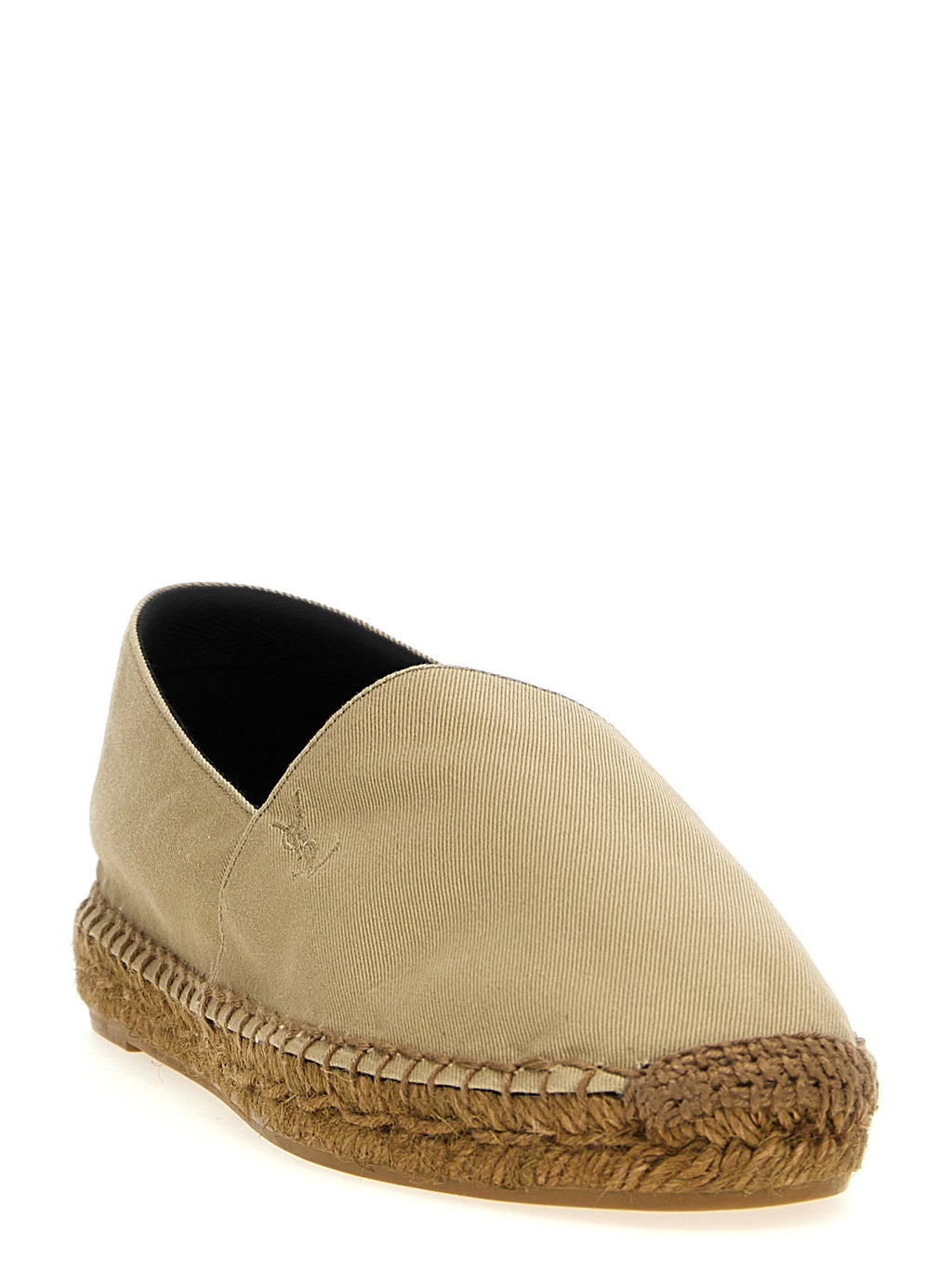 Saint Laurent Beige Cotton Espadrilles
