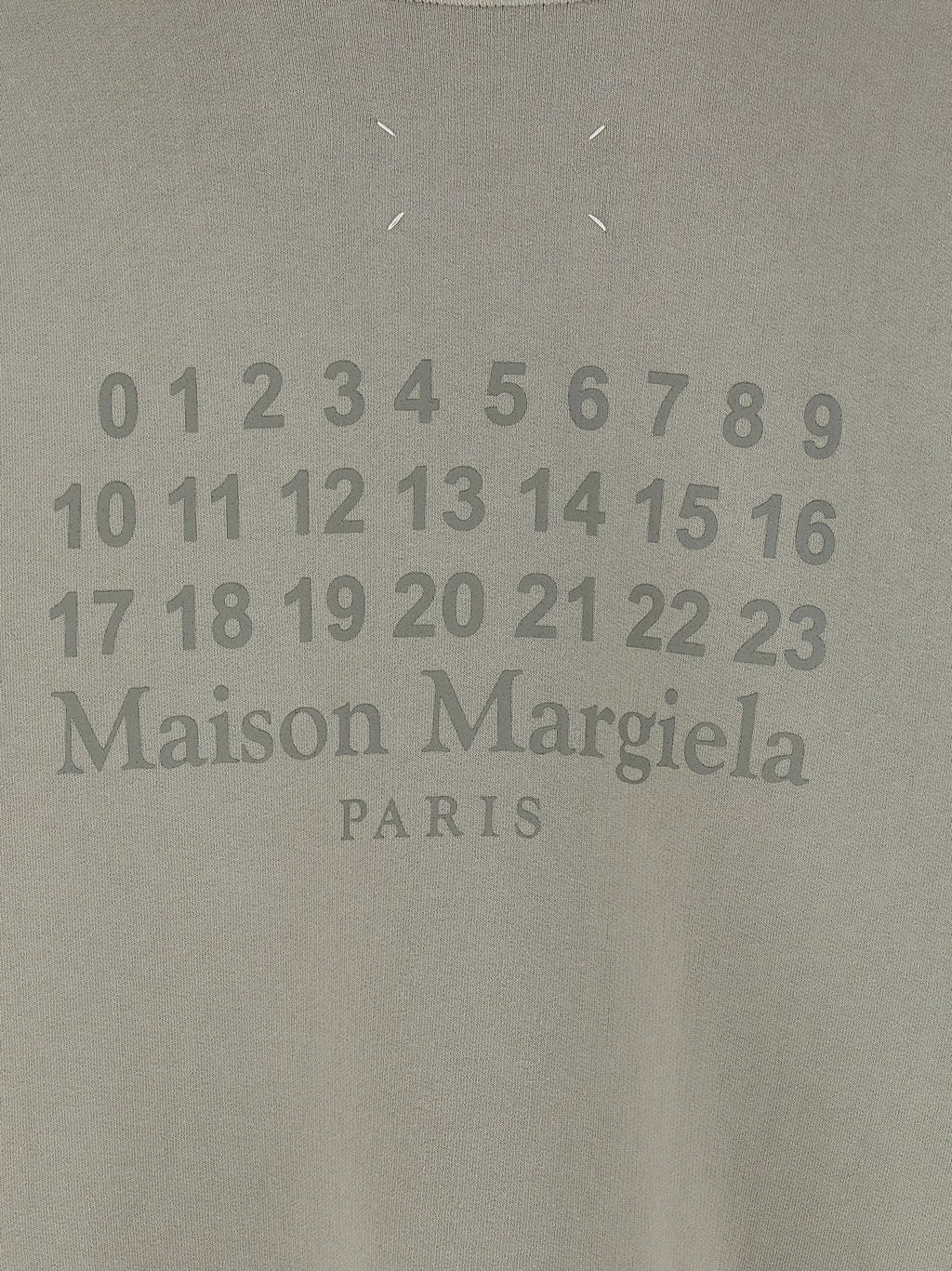 Maison Margiela Gray Cotton Sweatshirt