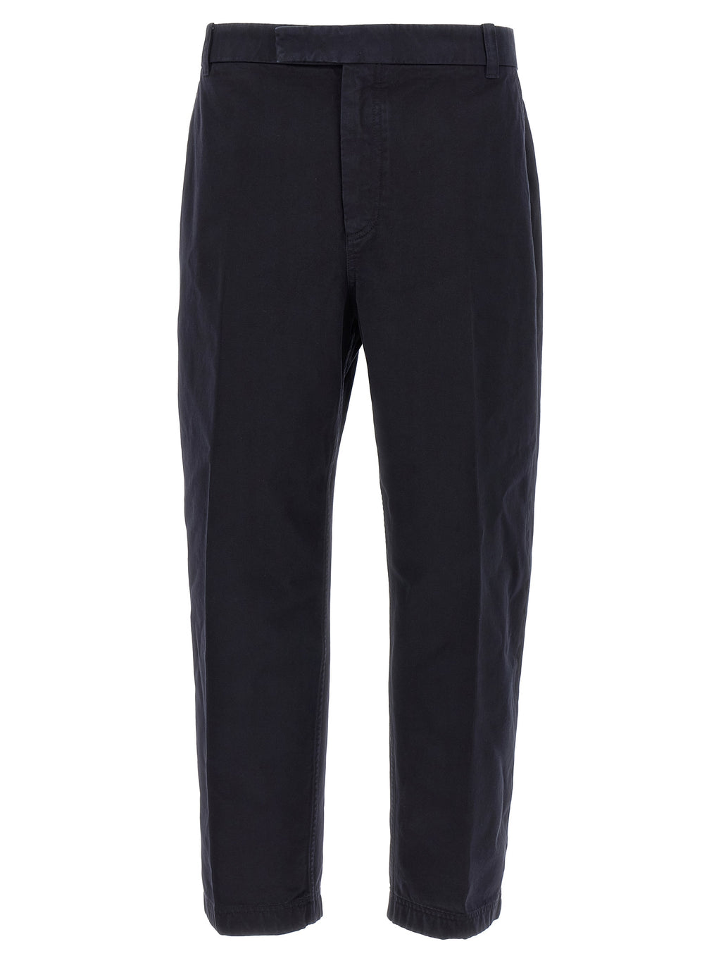 Thom Browne Blue Cotton Casual Pants