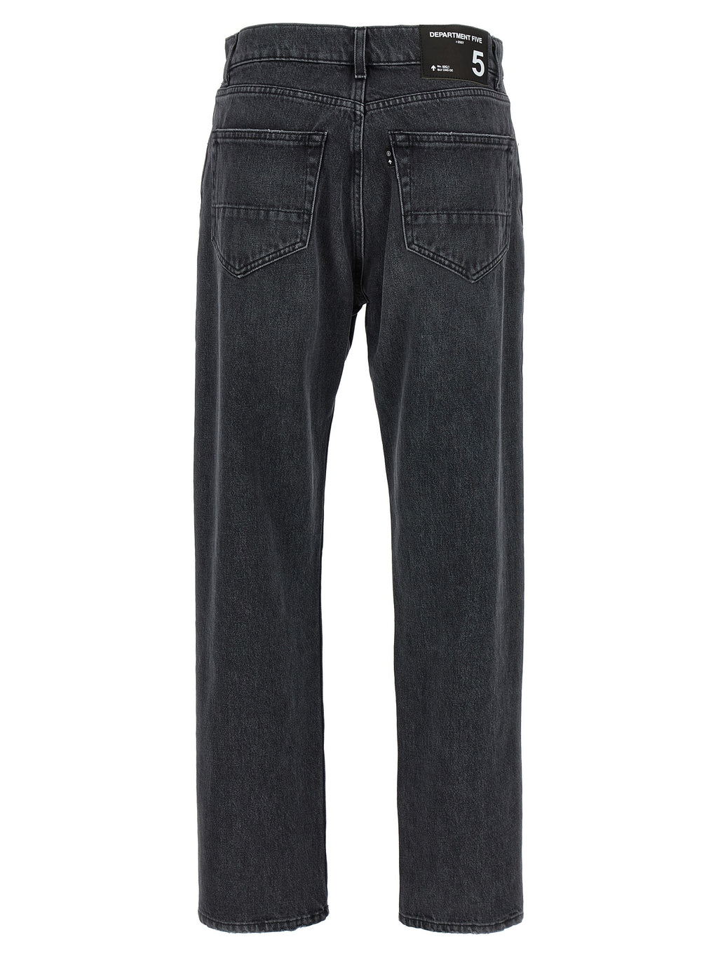 Department 5 Gray Cotton Straight-Leg Jeans