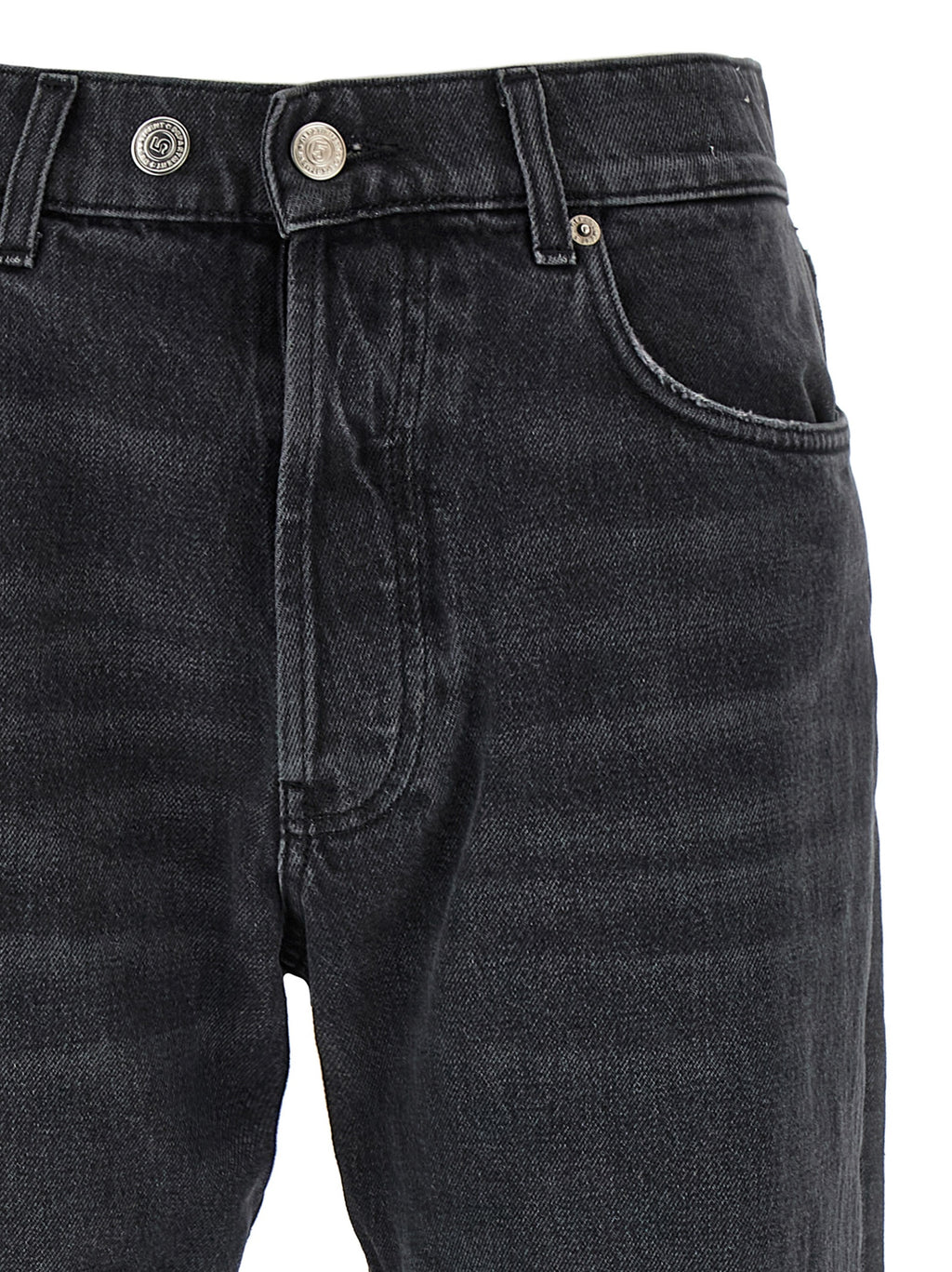 Department 5 Gray Cotton Straight-Leg Jeans