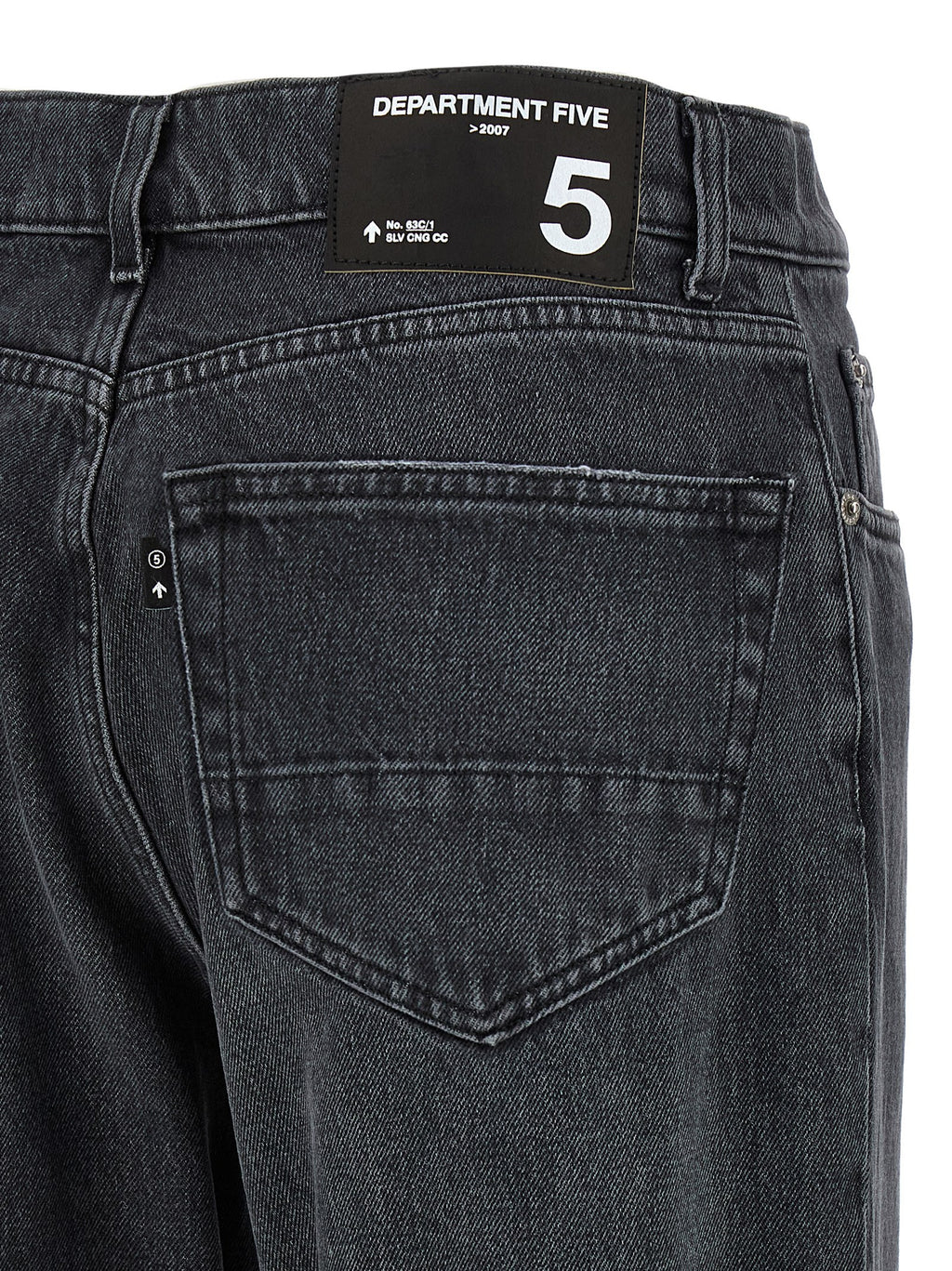 Department 5 Gray Cotton Straight-Leg Jeans