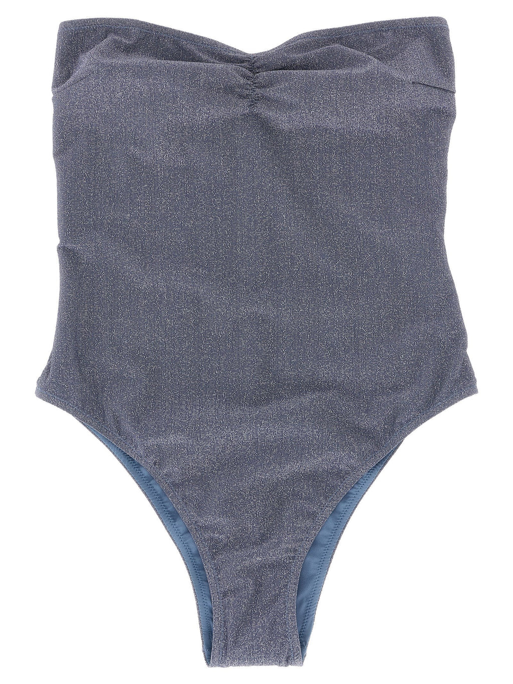 MC2 Saint Barth Blue Viscose One-Piece Swimsuit