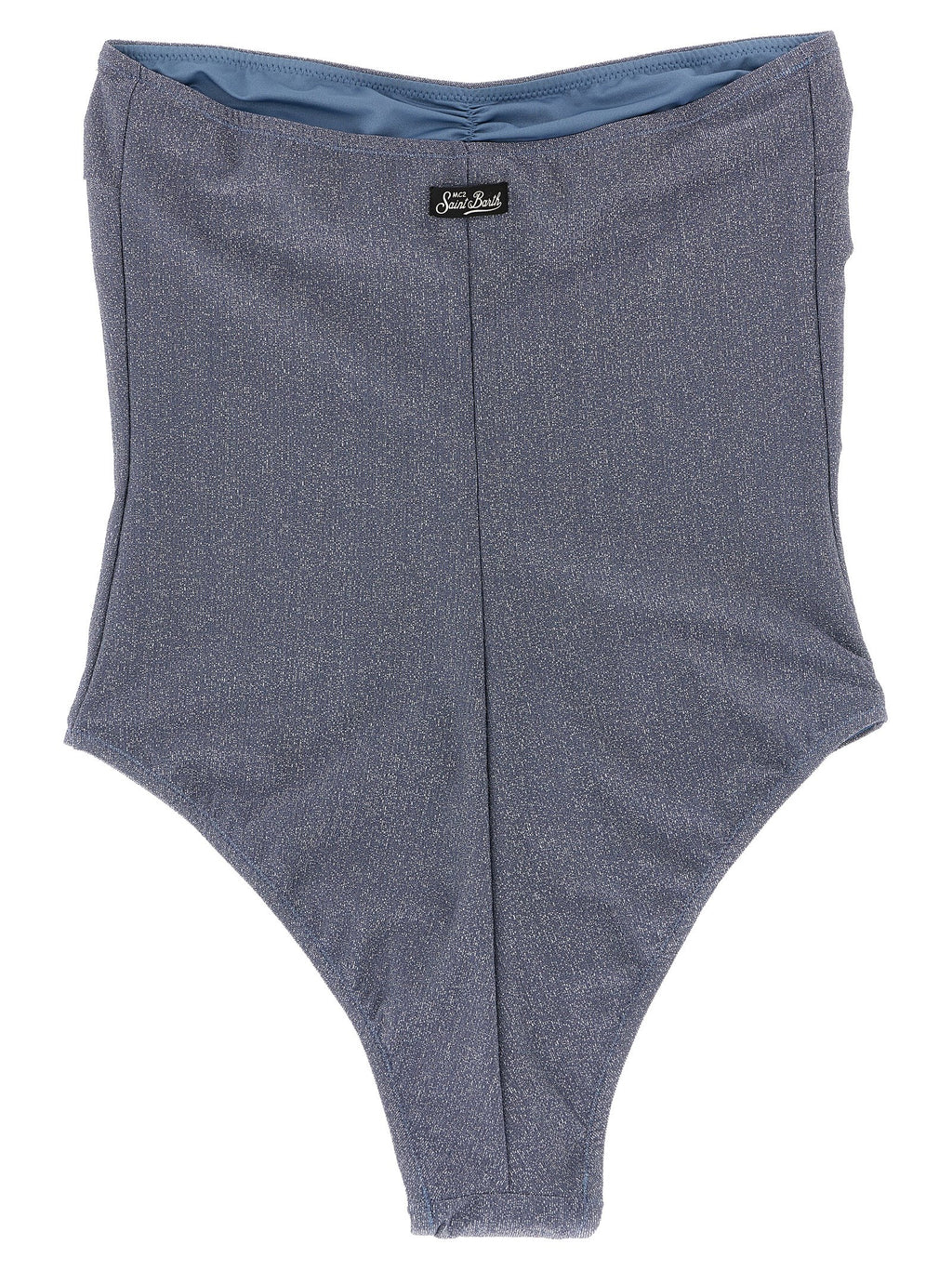 MC2 Saint Barth Blue Viscose One-Piece Swimsuit
