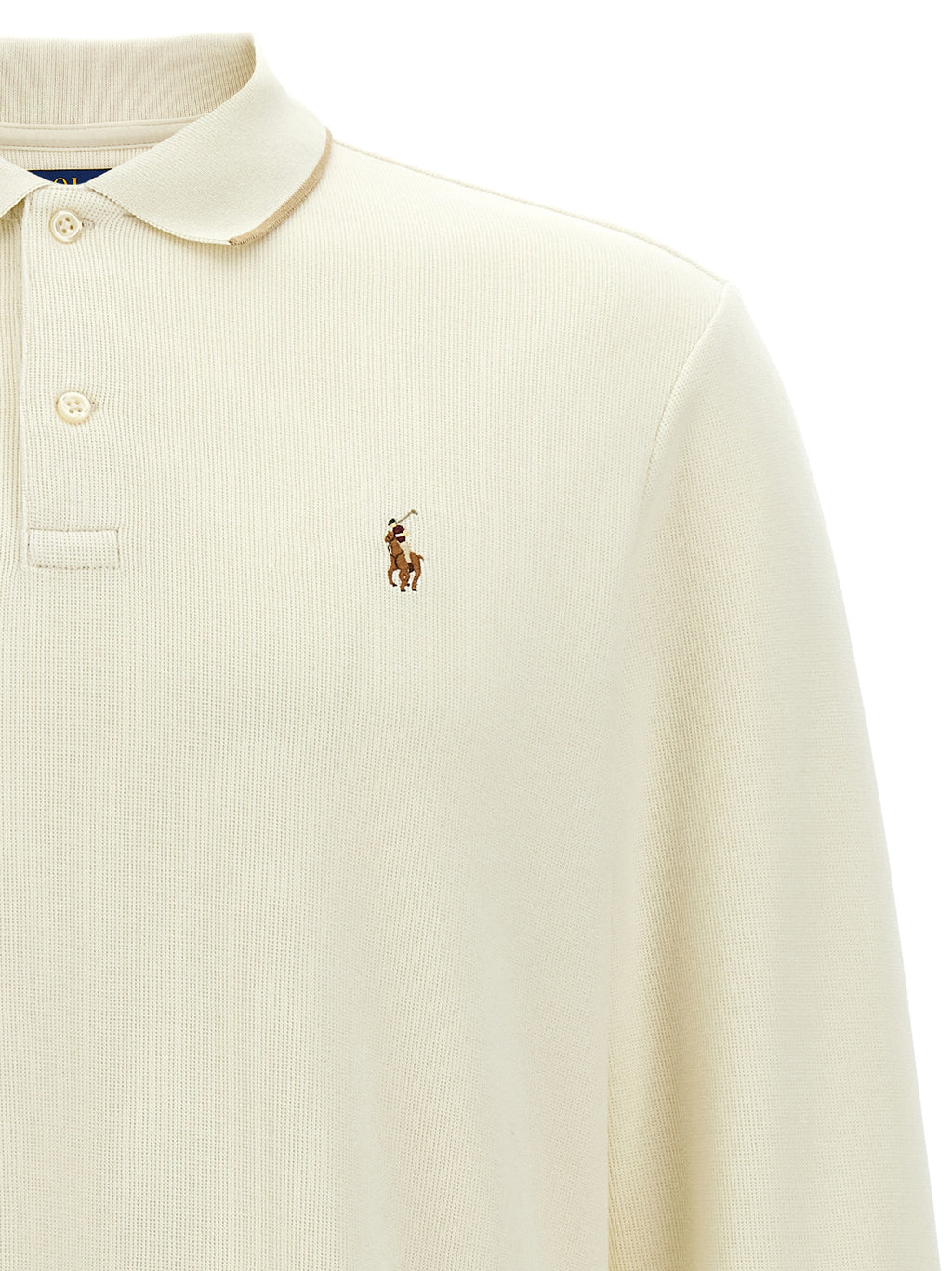 Polo Ralph Lauren Beige Cotton Polo Shirt