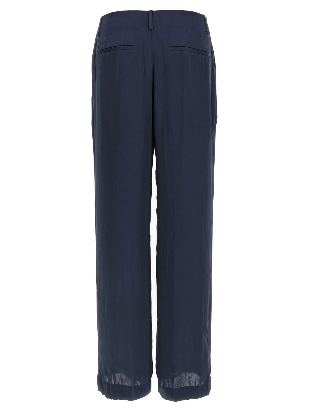 Theory Blue Polyester Casual Pants