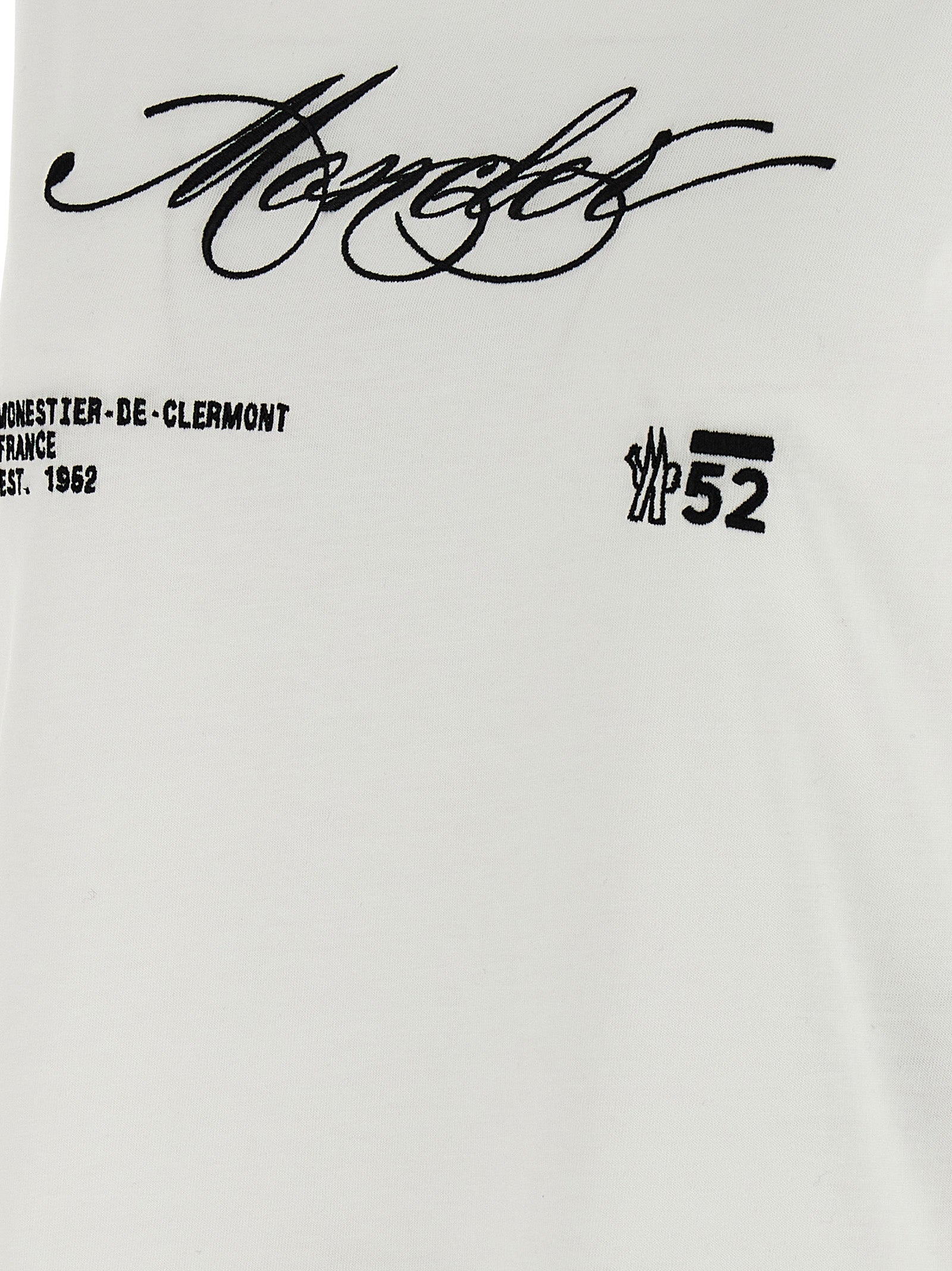 Moncler White Cotton Sportswear