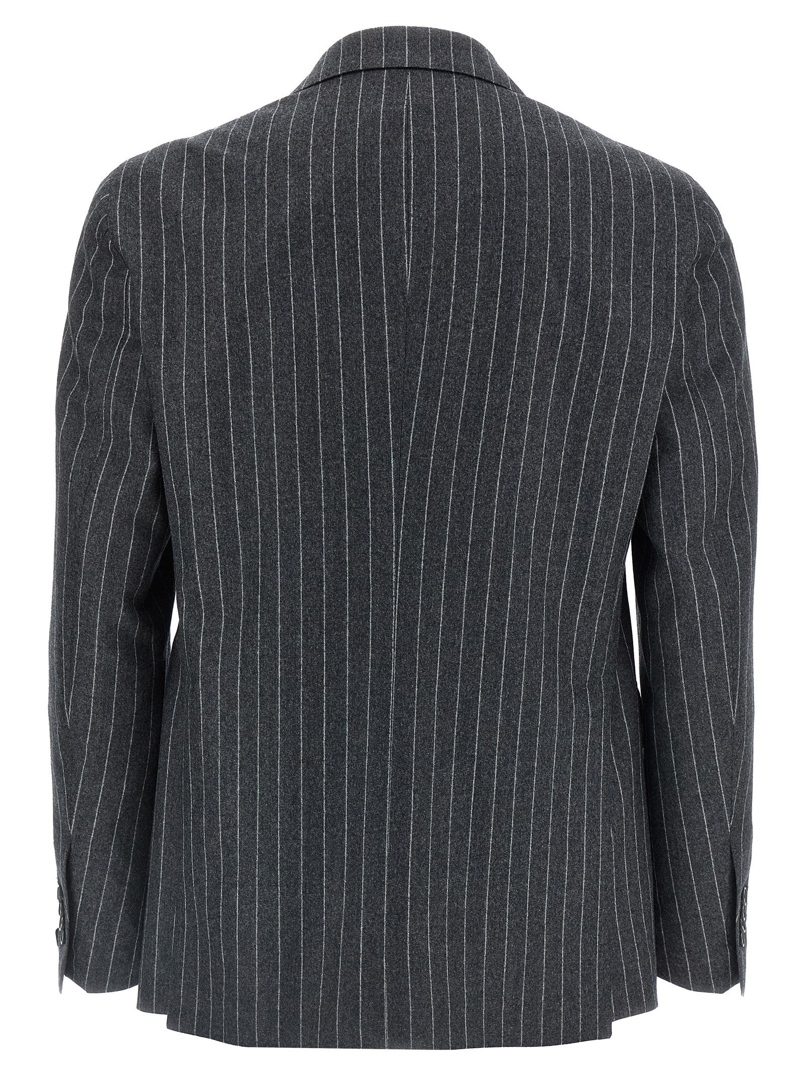 Tagliatore Gray Virgin Wool Two-Piece Suit
