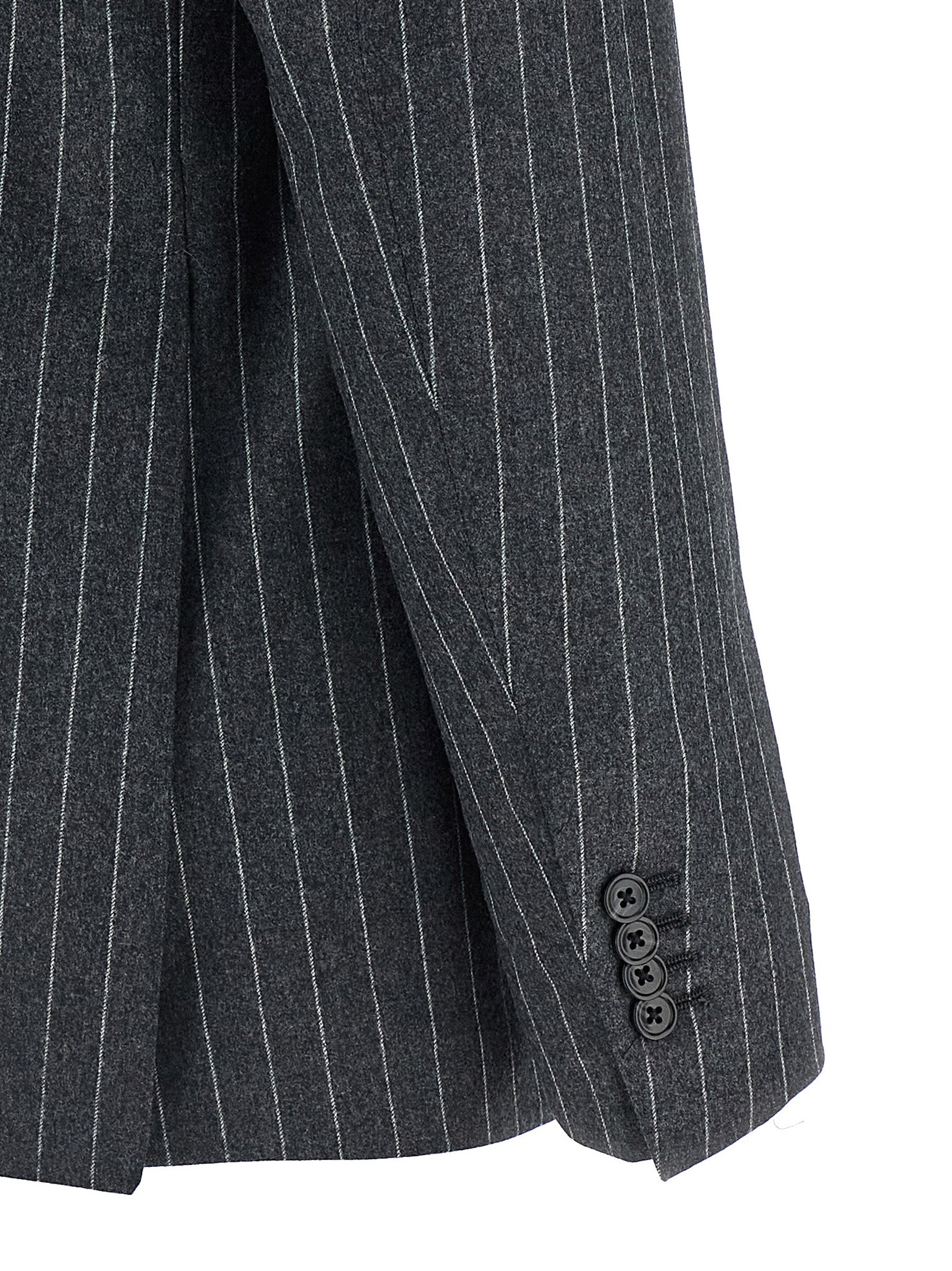 Tagliatore Gray Virgin Wool Two-Piece Suit