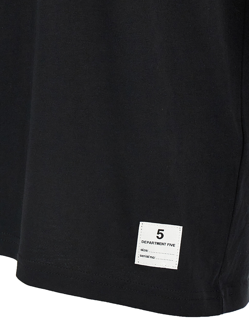 Department 5 Black Cotton T-Shirt