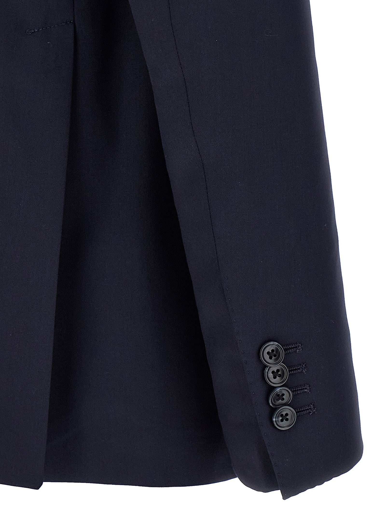 Tagliatore Blue Virgin Wool Two-Piece Suit