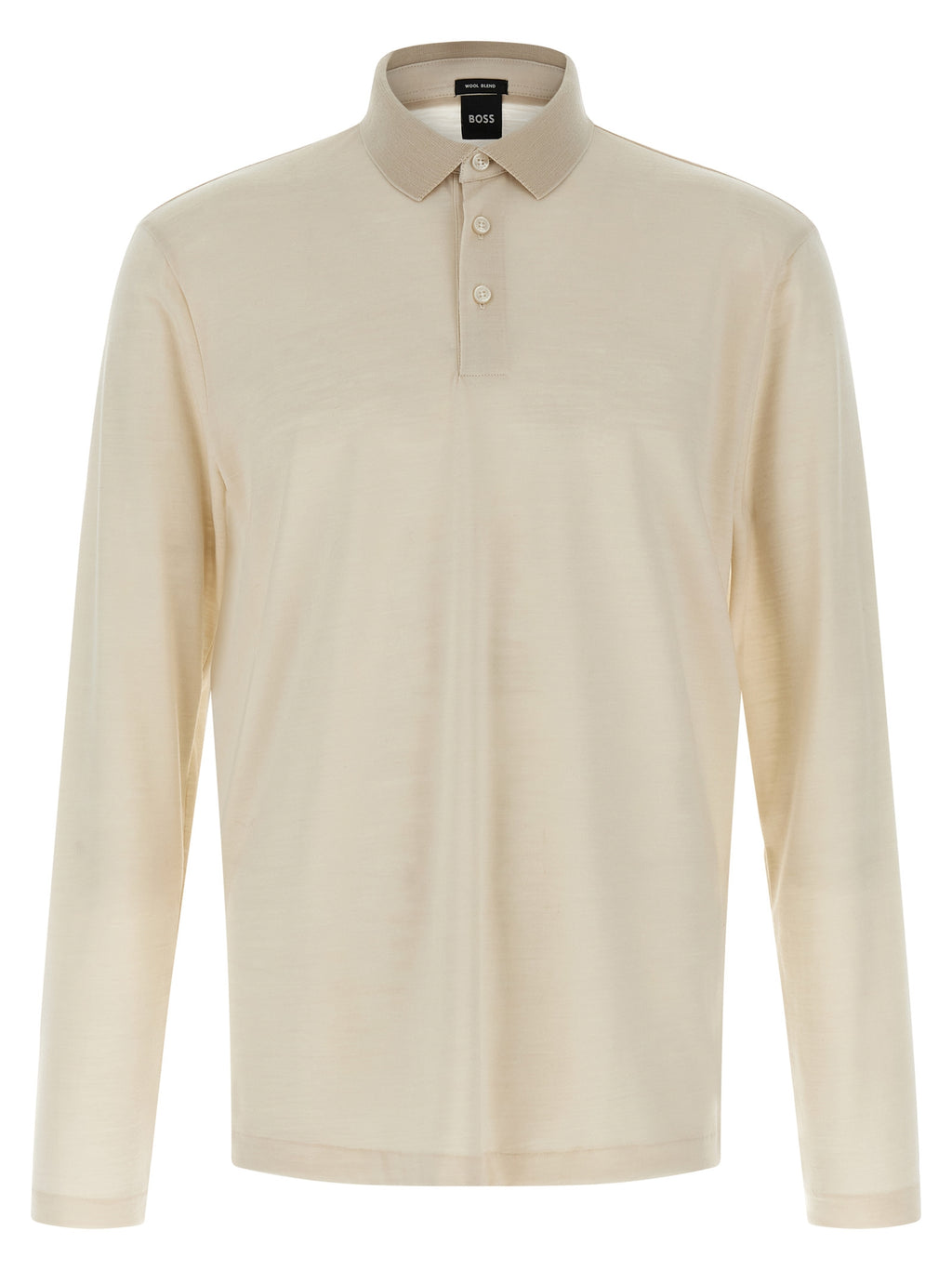 Hugo Boss Beige Wool Polo Shirt