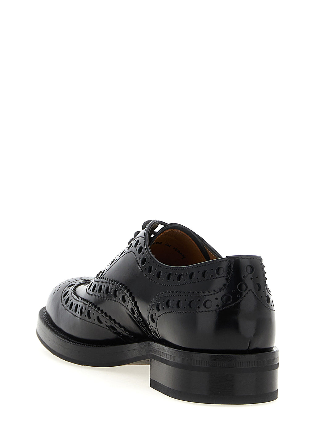 Church's Black Calfskin Oxfords And Derbies